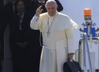 Pope Francis leaves Asia