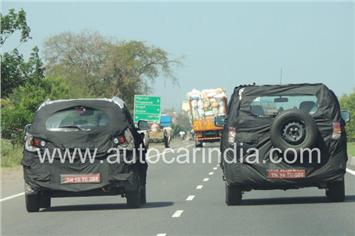 Mahindra S101 and New-Gen Bolero Spied Together