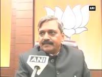 delhi-polls-satish-upadhyays-supporters-protest-denial-of-ticket-to-him
