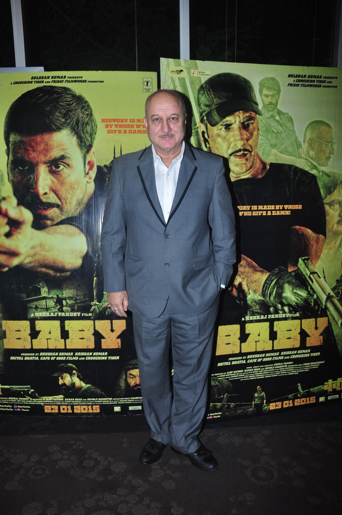 Anupam Kher at 'Baby' Special Screening 'Baby' Special Screening