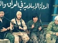 ISIS has recruits from all over the world. This image shows ISIS militants from China.