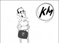 Cartoons on KM Mani