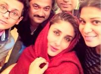 Kareena Kapoor Khan in the sets of