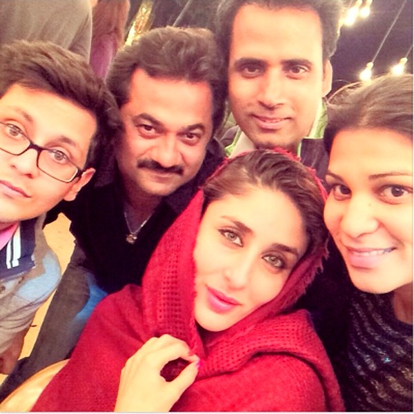 Kareena Kapoor Khan in the sets of Kareena Kapoor Khan in the sets of