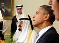 Abdullah bin Abdulaziz with Barack Obama