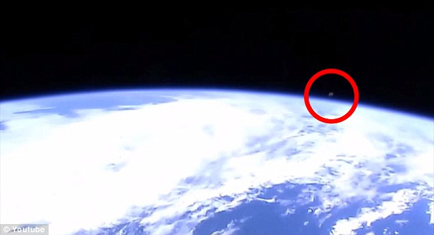 Last week, a grey object was observed coming over the horizon and then disappearing moments before NASA switched to a different camera. UFO