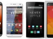 Xioami MI 4 vs HTC One M8 vs Motorola Moto X 2014 vs OnePlus One