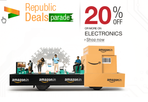 Amazon India Republic Day parade Sale Amazon India Republic Day parade Sale
