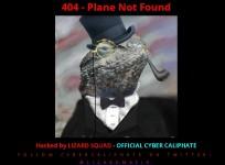 the homepage of the hacked website changed to a black background and presented a mocked-up image of a lizard with a top hat complete with a monocle and a smoking pipe.