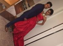 Trisha-Varun Manian at Their Engagement Party
