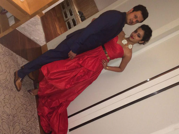 Trisha-Varun Manian at Their Engagement Party