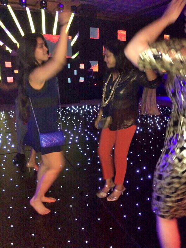 Charmy & Raadhika Sarathkumar at Trisha's Engagement Party