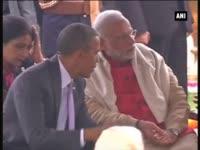 us-president-obama-and-pm-modi-attends-at-home-reception-at-rashtrapati-bhavan