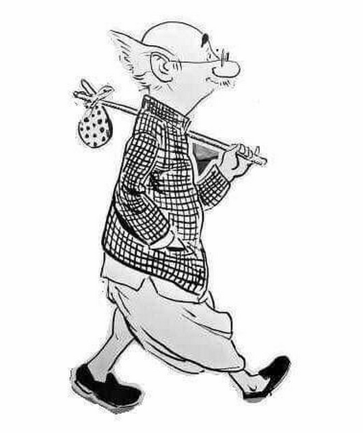 The Common Man by RK Laxman. RK Laxman