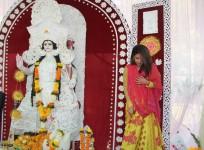 Saraswati puja celebration