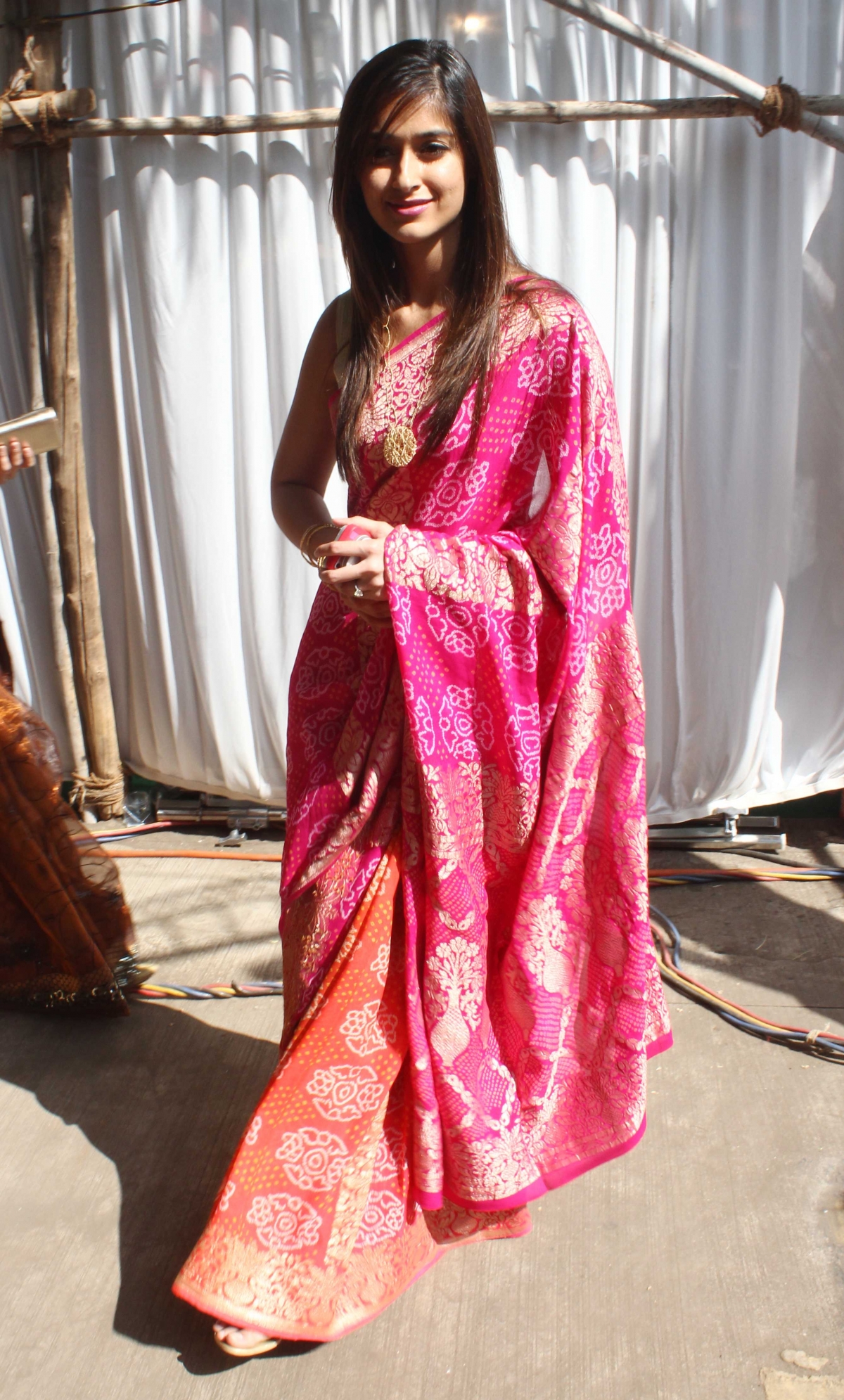 Ileana D'Cruz at Anurag Basu's residence on the occasion of Saraswati Puja Saraswati puja celebration