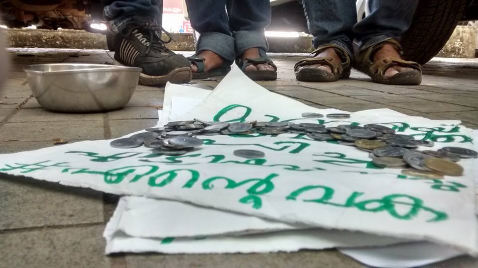 #Entevaka500: Protests against KM Mani in Kochi