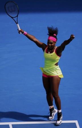 Serena Williams would be keen to reach the semi-finals of the year's first grand slam Serena Williams