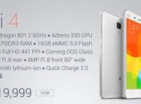 Xiaomi Launches Mi4 with MIUI v6.0 in India; Price, Specifications
