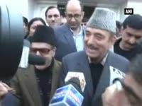 Ghulam Nabi Azad files nomination papers for Rajya Sabha in Jammu