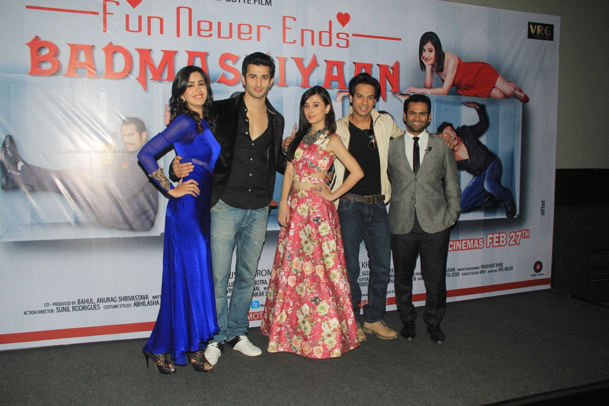 'Badmashiyan': Sharib Hashmi and Suzanna Mukherjee Stuna at Press Conference of Film's Trailer Launch