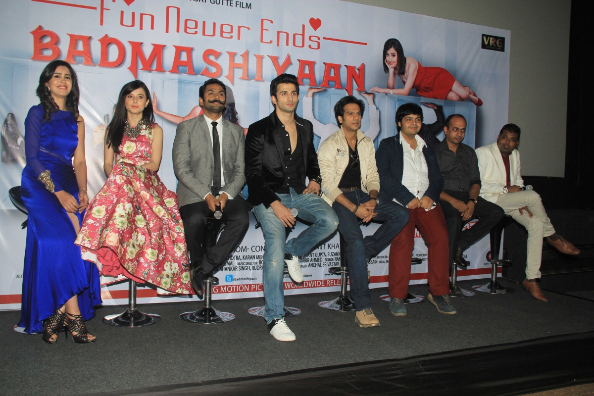 'Badmashiyan': Sharib Hashmi and Suzanna Mukherjee Stuna at Press Conference of Film's Trailer Launch