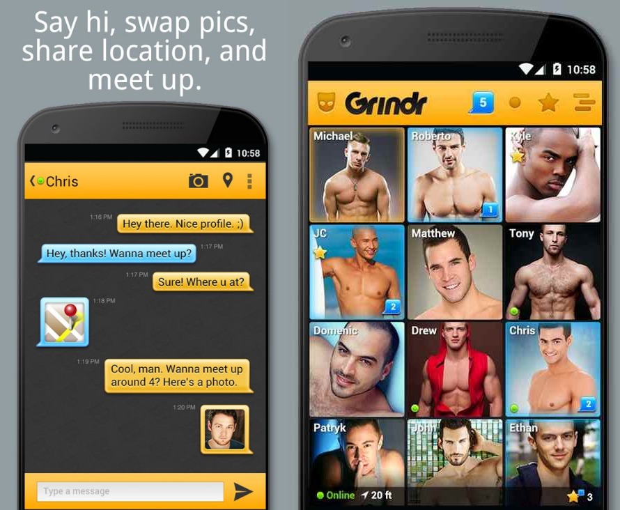 Grindr. 
