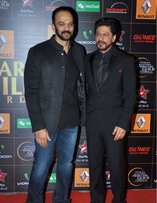 Rohit Shetty and Shah Rukh Khan Rohit Shetty and Shah Rukh Khan