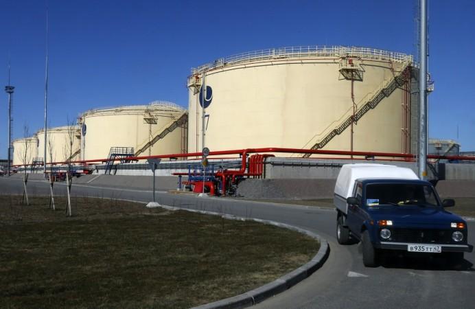 Oil storage tanks