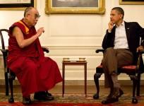 Dalai Lama with Obama