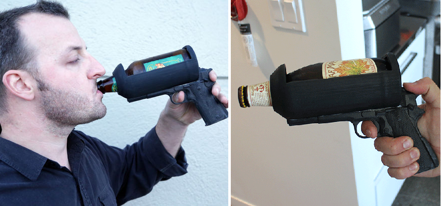 MeshMixer, the 3D Printed beer Shooters