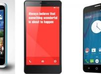 HTC Desire 526G Xiaomi Redmi Note Yu Yureka