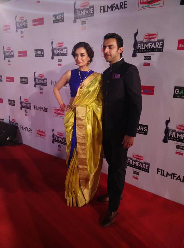 Dia Mirza and  Sahil Sangha Dia Mirza and  Sahil Sangha