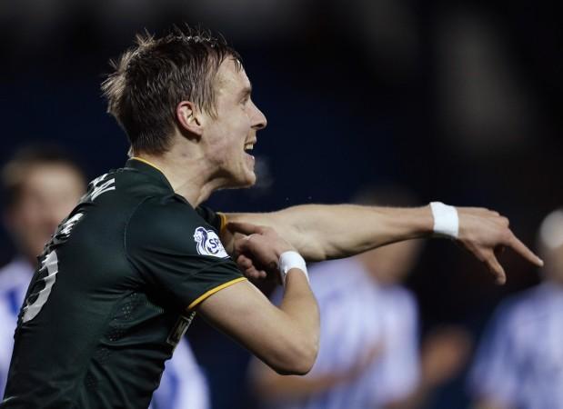 Celtic's Stefan Johansen is set to play despite stitches just above his eye Stefan Johansen