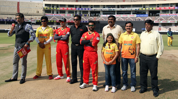 Telugu Warriors vs. Chennai Rhinos Toss