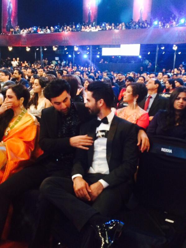 Ranbir Kapoor and Shahid Kapoor at 60th Filmfare Awards 60th Filmfare Awards