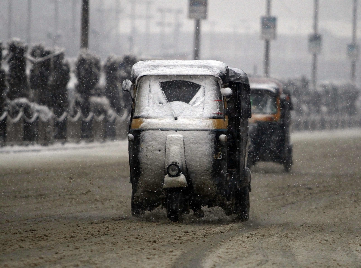 Jammu and Kashmir snowfall Jammu and Kashmir snowfall