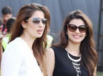 Raai Laxmi and Kajal Aggarwal
