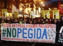 Nazi Saluts during PEGIDA march