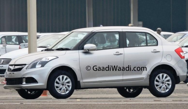 Maruti Suzuki Swift Dzire Facelift Spied Up Close Maruti Suzuki Swift Dzire Facelift Spied Up Close