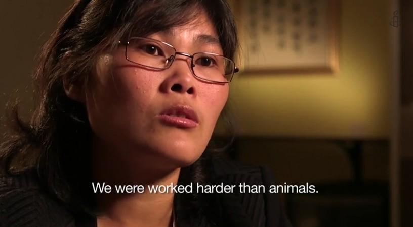 Park Ji-hyun narrated stories of how prisoners in North Korean Labour camps were required to work from the crack of dawn until it became pitched dark. Park Ji-hyun narrated stories of how prisoners in North Korean Labour camps were required to work from the crack of dawn until it became pitched dark.