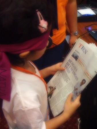 Read blindfolded
