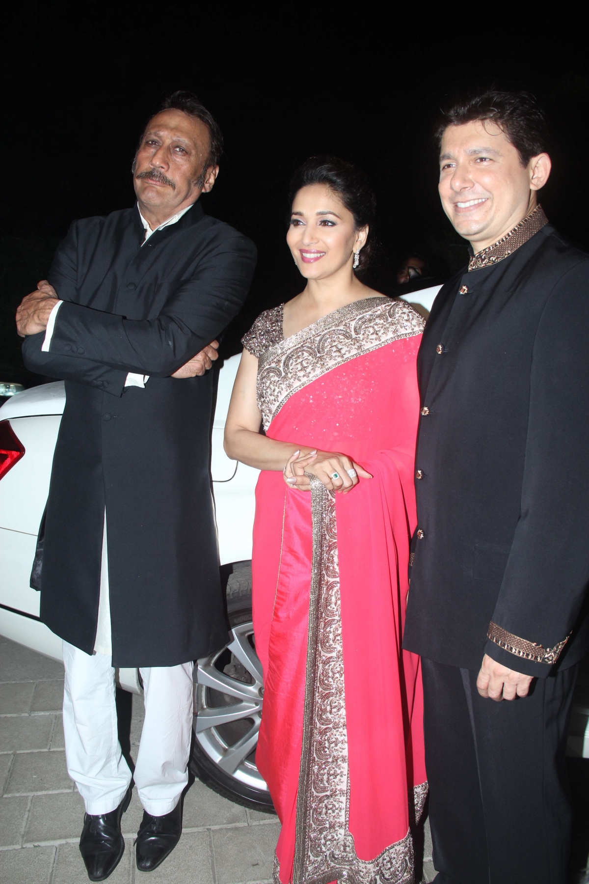 Jackie Shroff, Madhuri Dixit, Dr Sriram Nene