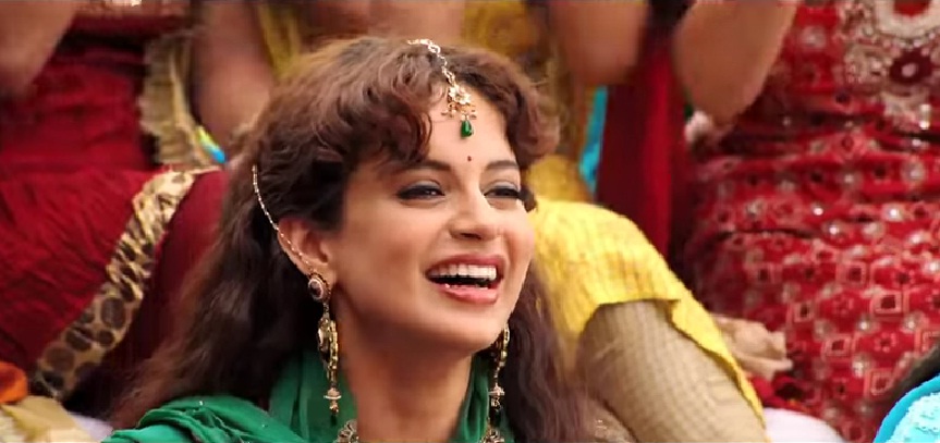 Kangana Ranaut in 'Tanu Weds Manu' Bollywood Celebs with Funny Hairstyles