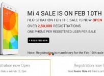 Xiaomi Mi4, Redmi Note 4G Flipkart Flash Sale to Kick-off on 10 February