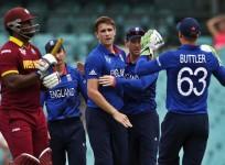 England Chris Woakes West Indies Dwayne Smith