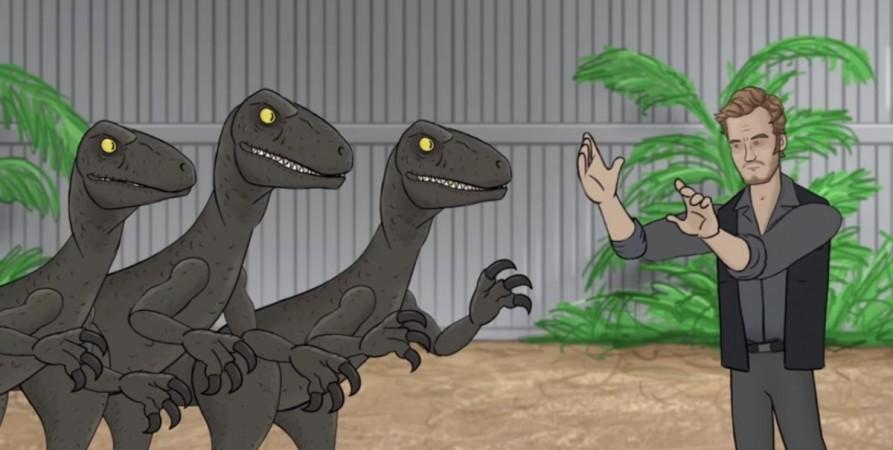 Jurassic World Fan Made Video On Chris Pratt S Raptor