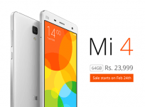 Xiaomi Mi4 64GB Price, Release In India: Flipkart To Sell New Variant For ₹23,999 on February 24