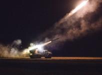 Ukrainian servicemen launch a Grad rocket towards pro-Russian separatist forces outside Debaltseve, eastern Ukraine February 8, 2015