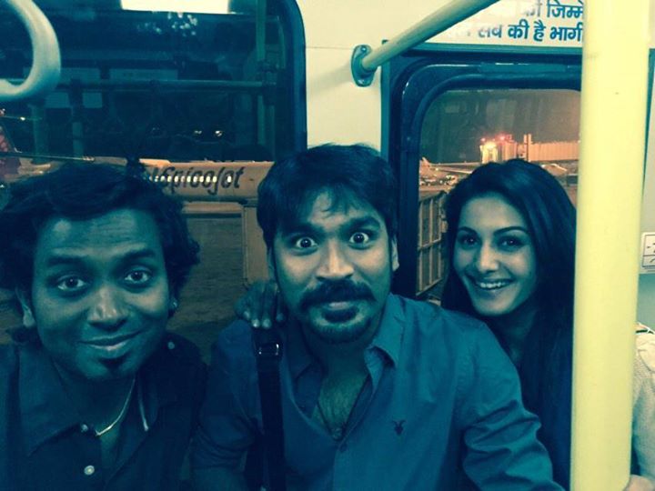 Dhanush Promoting Anegan Dhanush Promoting Anegan